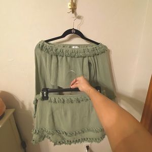 Skylar+Madison sage green set. Size small.